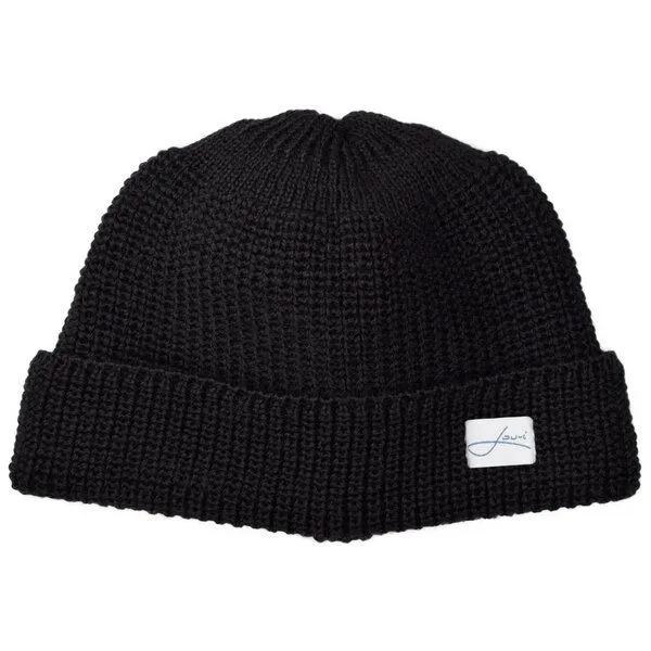 Lou-i Lou-i Fisherman Mütze Merinowolle unisex, Schwarz, – Produktbild 1 von 3