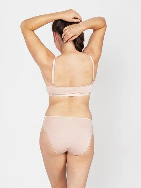 erlich textil erlich textil Edith bügelloses Bustier aus weichem Modal, Ton, – Produktbild 5 von 5