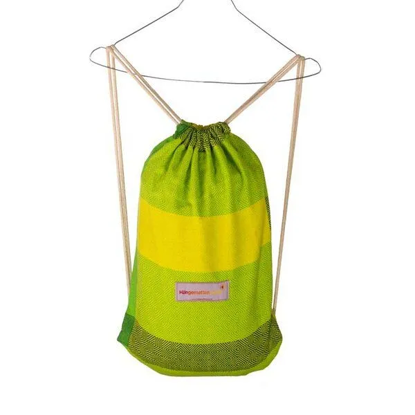 HängemattenGlück HängemattenGlück Alegria, Hängematte aus Bio-Baumwolle, Verde grün, – Produktbild 4 von 5
