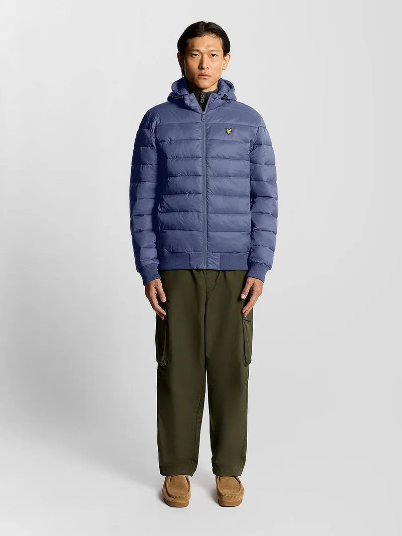 Lyle and Scott Lyle & Scott Jacket Wadded Graystone - Größe L, Dunkelblau, – Produktbild 4 von 5