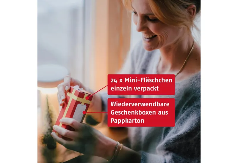 Haus Rabenhorst Lebensmittel-Adventskalender RABENHORST Adventskalender 2026 (24 x 125 ml) – Produktbild 4 von 5