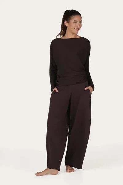 Urban Goddess Urban Goddess Budhi Yoga Langarm Shirt, Coffee (braun), – Produktbild 5 von 5