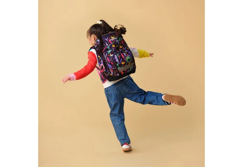 Ergobag Ergobag Schulranzen Schulranzen-Set PACK AmBärzonas 6-teilig (6-teilig), ergonomisch, ab 1. Klasse, Your-Size-System, Lila, – Produktbild 2 von 5