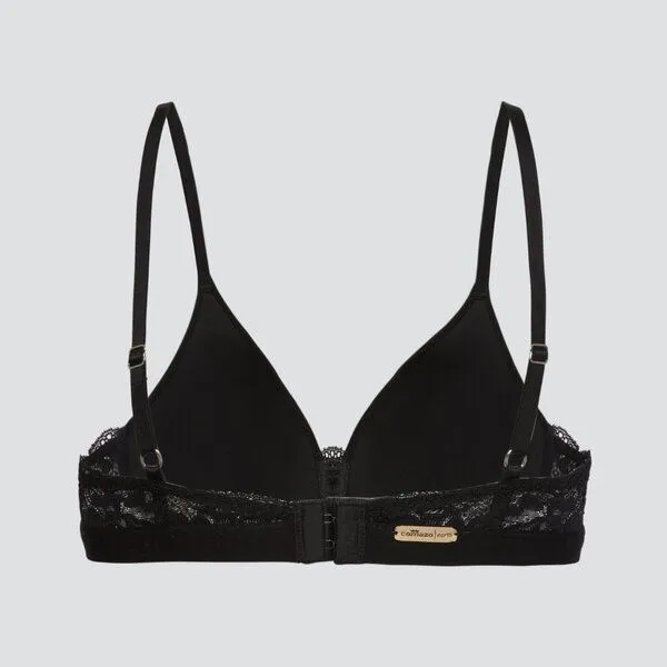 comazo|earth comazo|earth Fairtrade BH ohne Bügel | GOTS zertifiziert, Schwarz, – Produktbild 5 von 5