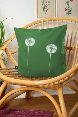 Hirschkind Hirschkind Bio-Kissenbezug 'Pusteblumen 40*40cm grün – Produktbild 1 von 1