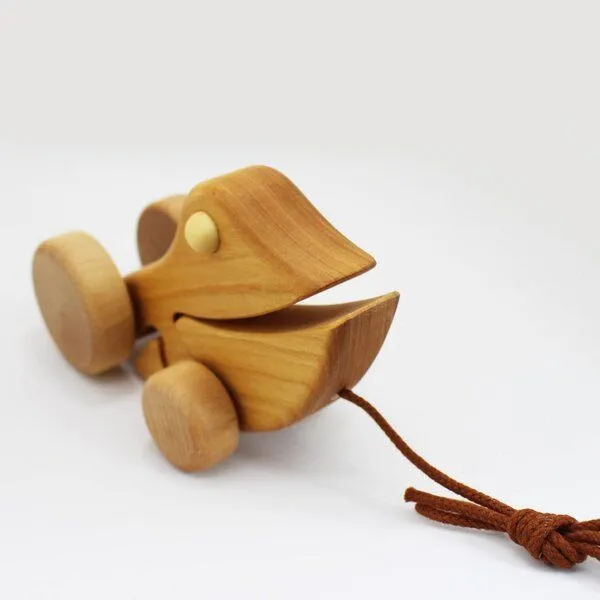 Mitienda Shop Mitienda Shop Ziehtier Frosch Emil aus Massivholz – Produktbild 2 von 3