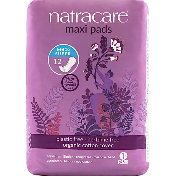 Natracare Natracare Maxi Pads Super (12) – Produktbild 1 von 2