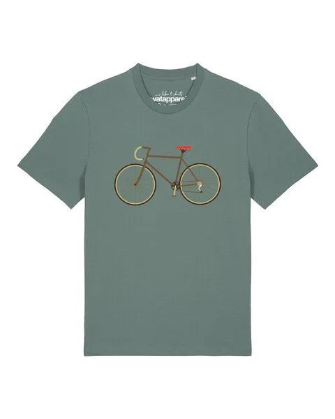 watapparel watapparel T-Shirt Unisex Fahrrad, Green bay, – Produktbild 1 von 2