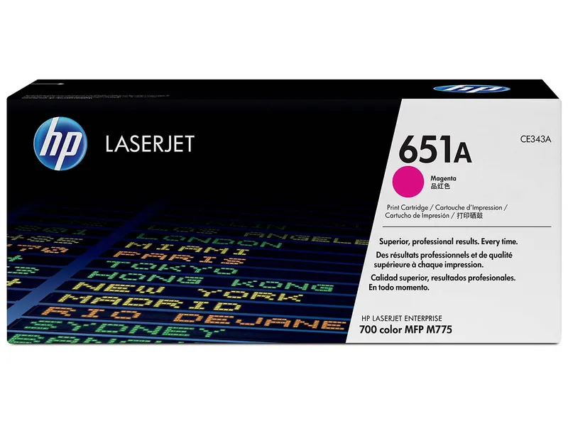 Hewlett Packard hp Druckkassette CE343A, Nr. 651A magenta – Produktbild 1 von 1
