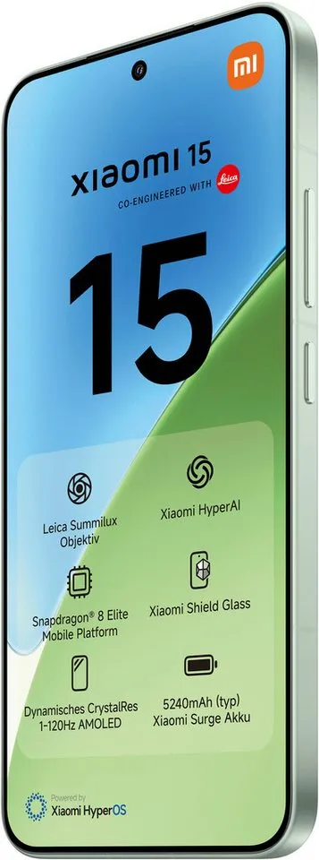 Xiaomi Xiaomi 15 512GB, Grün, – Produktbild 7 von 7