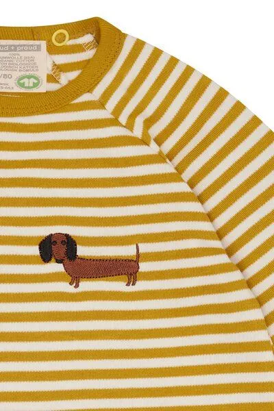loud + proud loud + proud Babys & Kinder Weiches Sweatkleid, GOTS-zertifiziert, Curry(gelb), – Produktbild 5 von 5
