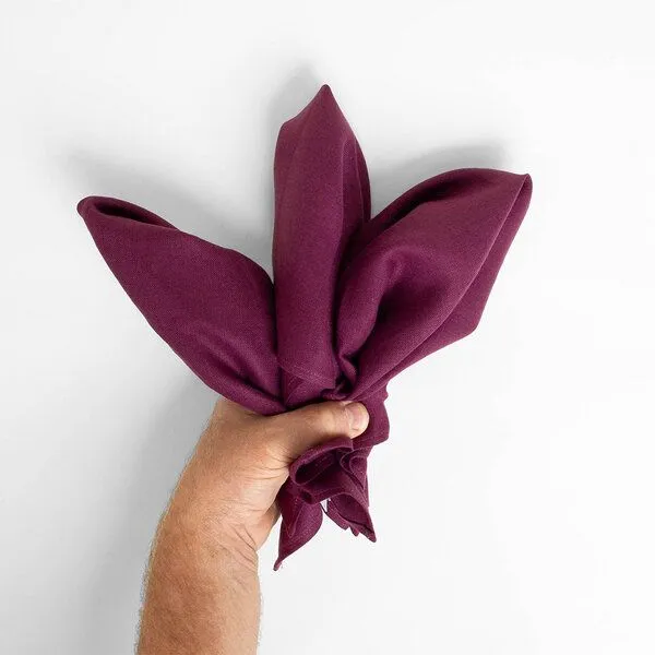 nahtur-design nahtur-design Leinen Gästehandtücher, Violett_06 (lila), – Produktbild 1 von 3