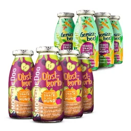 SmoothieDog SmoothieDog Gemüsebeet 4x 250 ml + Obstkorb 4x 250 ml – Produktbild 1 von 1