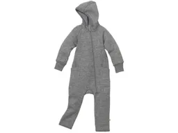 Disana Disana Baby Walk-Overall mit Zipper Bio-Merinowolle hellgrau Gr.86/92 – Produktbild 1 von 1