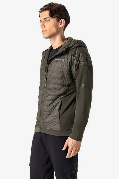 Super.Natural Super.Natural Sportjacke M Warm Up Aloof Jacket Merino Jacke mit Primaloft Bio Softshell, Black ink, – Produktbild 4 von 4