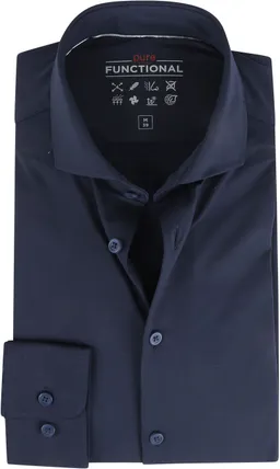 Pure Pure Hemd Functional Dunkelblau - Größe 38 (S) – Produktbild 1 von 1
