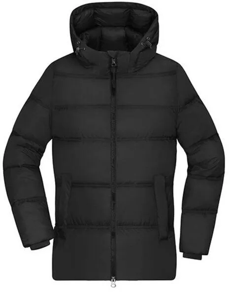 Daiber Daiber Herren Winterjacke Pufferjacke Steppjacke mit abnehmbarer Kapuze, Schwarz, – Produktbild 1 von 3