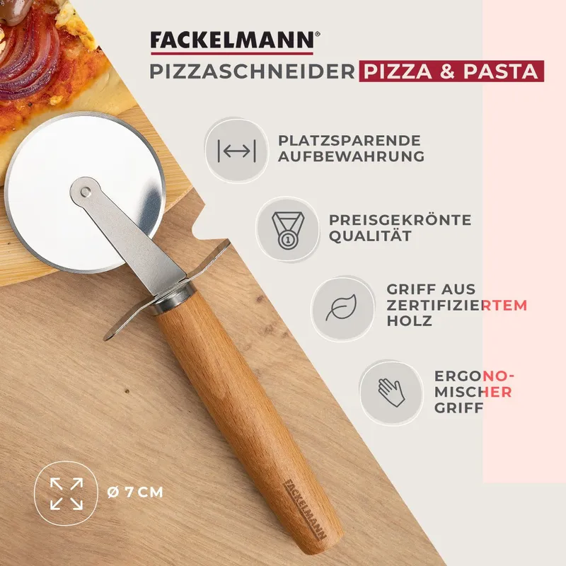 Fackelmann Fackelmann Pizzaschneider – Produktbild 3 von 3
