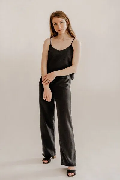 Marenika Marenika Top EMMA aus Lyocell, Schwarz, – Produktbild 3 von 4