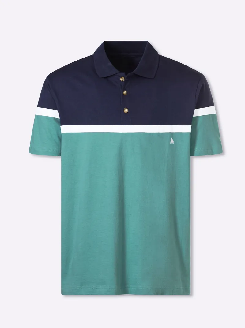 Catamaran Kurzarmshirt marine-salbei, Marine-salbei, – Produktbild 1 von 2