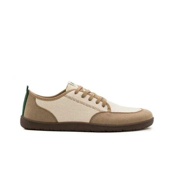 Vesica Piscis Footwear Vesica Piscis Footwear Claxton vegan barefoot linen, Braun, – Produktbild 1 von 3