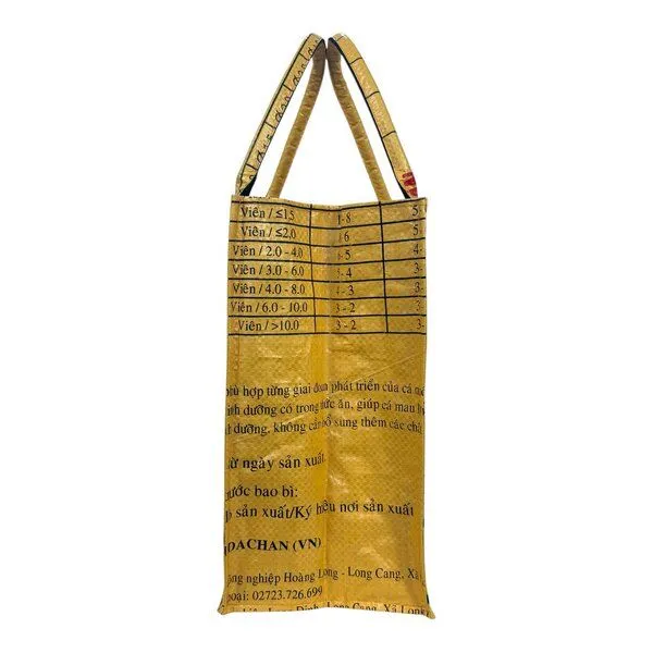 Beadbags Beadbags Einkaufstasche Ri94 recycelter Reissack, Dunkelgelb, – Produktbild 3 von 4