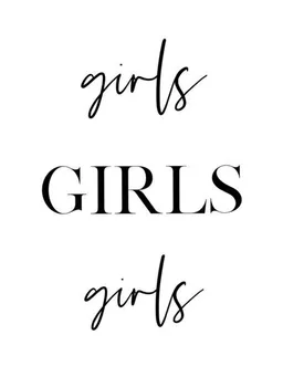 Photocircle Photocircle Poster / Leinwandbild - Girls Girls Girls – Produktbild 1 von 1