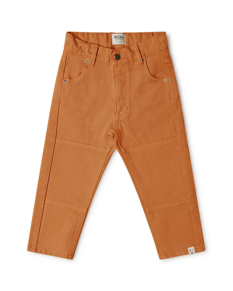 MATONA MATONA unisex vegan Hose Denim Copper Orange, Orange, – Produktbild 2 von 2