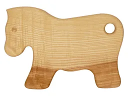 Sternengasse Sternengasse Kinder Frühstücksbrettchen aus Eschenholz Pferd, bio geölt Maße 28 x 19,5 x 2 cm – Produktbild 1 von 1