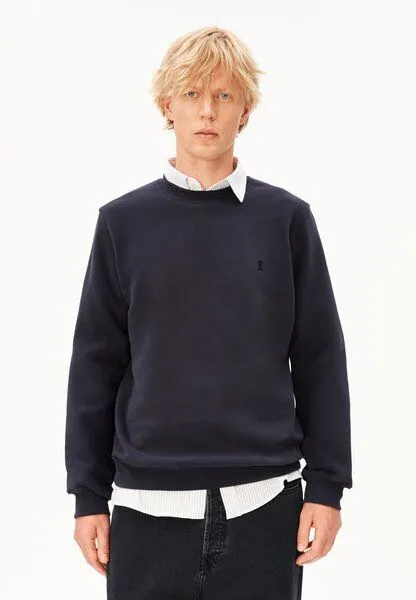 ARMEDANGELS ARMEDANGELS BAARO FLEECE Herren Sweatshirt aus Bio-Baumwolle, Night sky, – Produktbild 1 von 4