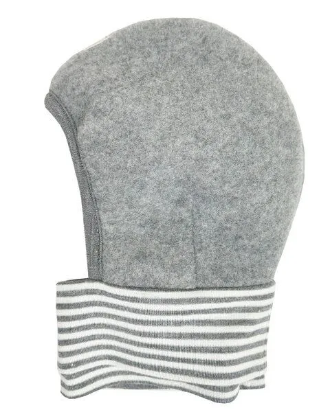 Pickapooh Pickapooh Baby und Kinder Schlupfmütze Schlüpfli Wolle Seide Fleece grau Gr.48, Grau, – Produktbild 3 von 5