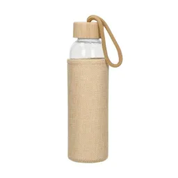 elasto elasto Glasflasche mit Hülle "Natural" - Trinkflasche & Hülle für jeden Tag – Produktbild 1 von 1