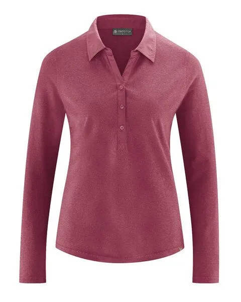 HempAge HempAge Hanf Bluse, Tinto (rot), – Produktbild 1 von 1