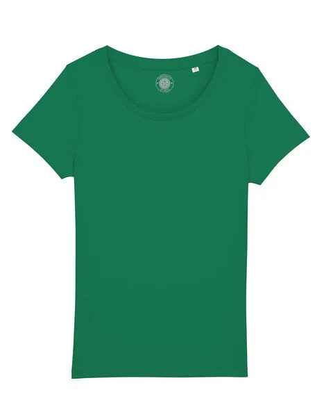 University of Soul University of Soul Damen T-Shirt aus Bio-Baumwolle "June", Unigrün, – Produktbild 1 von 1