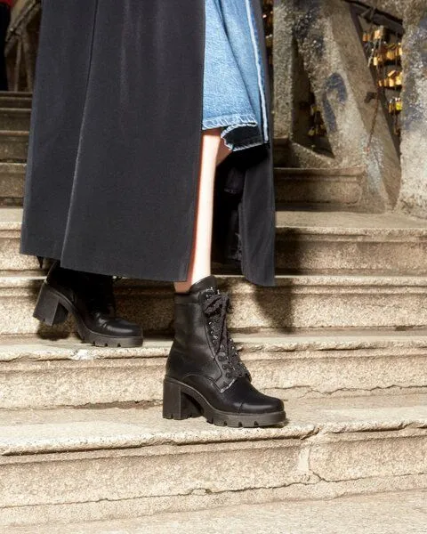AGAZI AGAZI AGA - plant-based leather boots, Black, – Produktbild 3 von 4