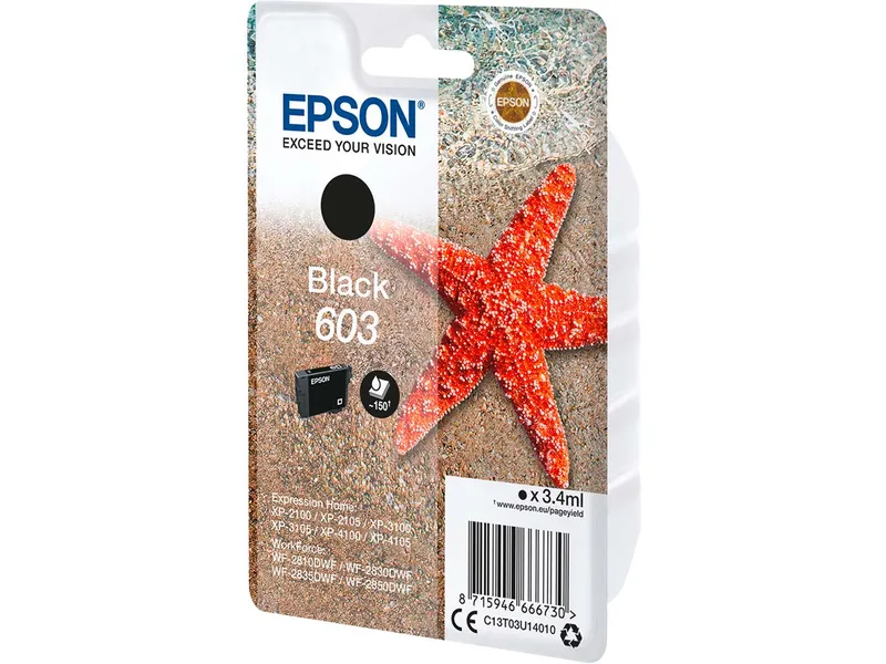 Epson Epson Tintenpatrone 603 schwarz – Produktbild 1 von 3
