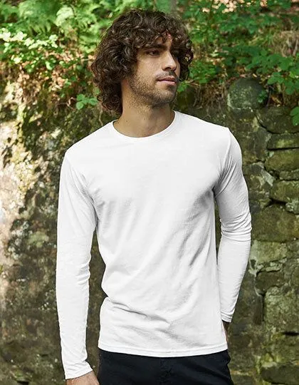 Ecologie by AWDis Ecologie by AWDis Langarm T-Shirt Unisex Vegan Model Erawan, Arctic white, – Produktbild 3 von 4