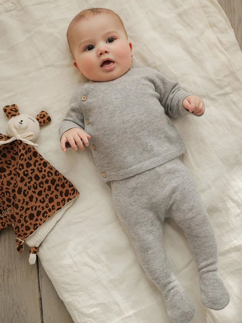Envie De Fraise Baby-Set, Grau meliert, – Produktbild 1 von 4