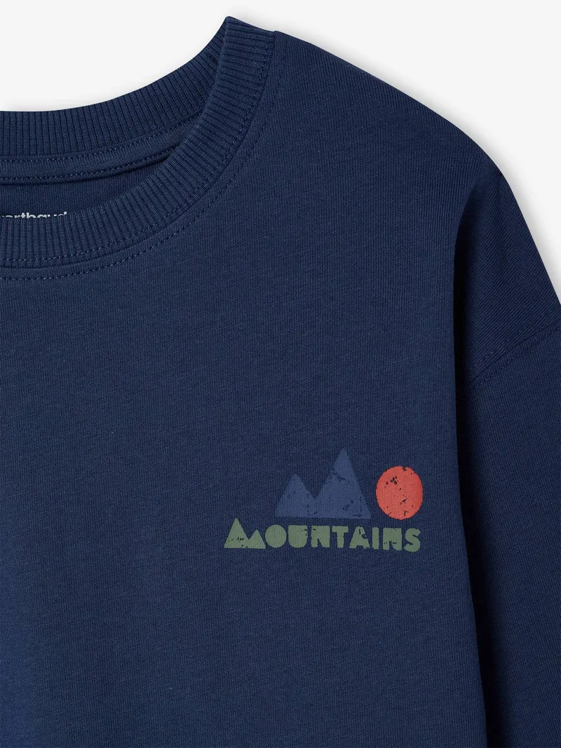 Vertbaudet Shirt Jungen Print vorn und hinten, Aquamarine, – Produktbild 3 von 3