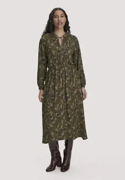 hessnatur hessnatur Midi Kleid Relaxed aus LENZING ECOVERO Satin – Produktbild 1 von 1
