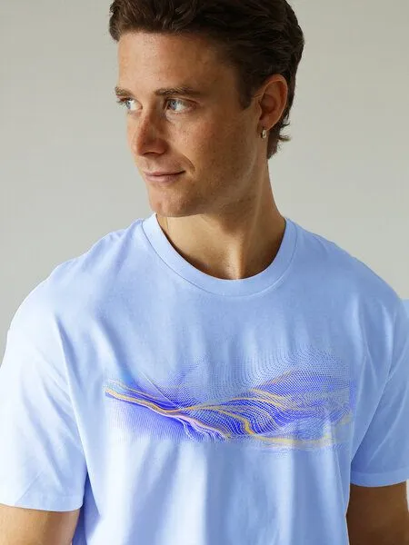 Kultgut Kultgut Artdesign - Biofair Klassik Shirt / Odem, Hellblau, – Produktbild 1 von 3