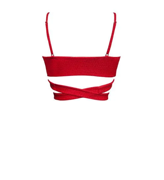 Anekdot Anekdot Bikini Top Lin Geranium – Produktbild 3 von 4