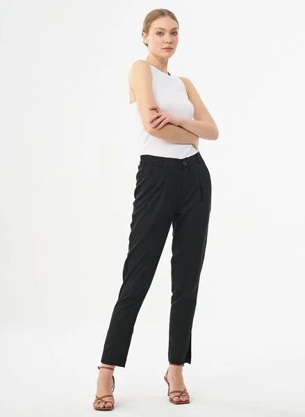 ORGANICATION ORGANICATION Hose aus TENCEL Lyocell, Black, – Produktbild 1 von 4