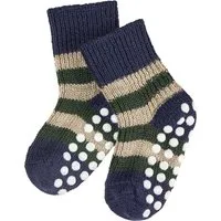 hirsch natur Kinder Stoppersocken Bio-Schurwolle marine-geringelt Gr.18-20 – Produktbild 1 von 1