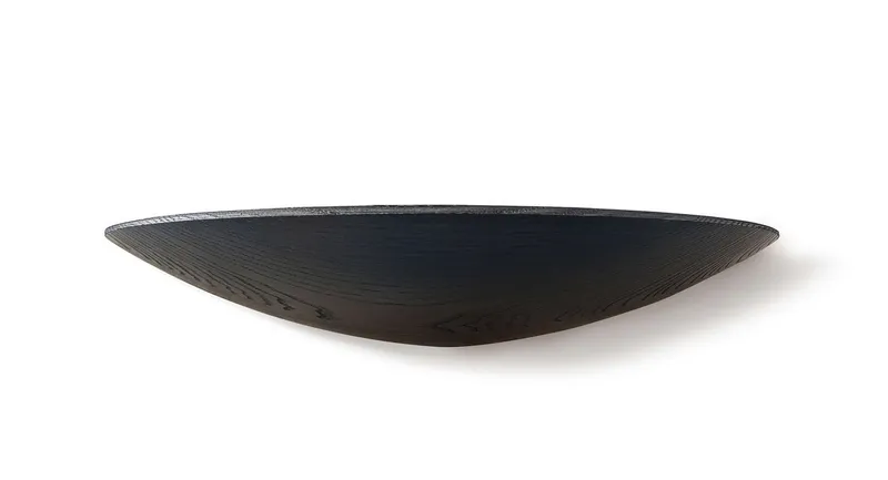 Home affaire Wandregal Drop, Regal, Wandboard, Ablage, 1-tlg., Breite 30 cm, Massivholz, FSC®-zertifiziert, Schwarz, – Produktbild 5 von 5