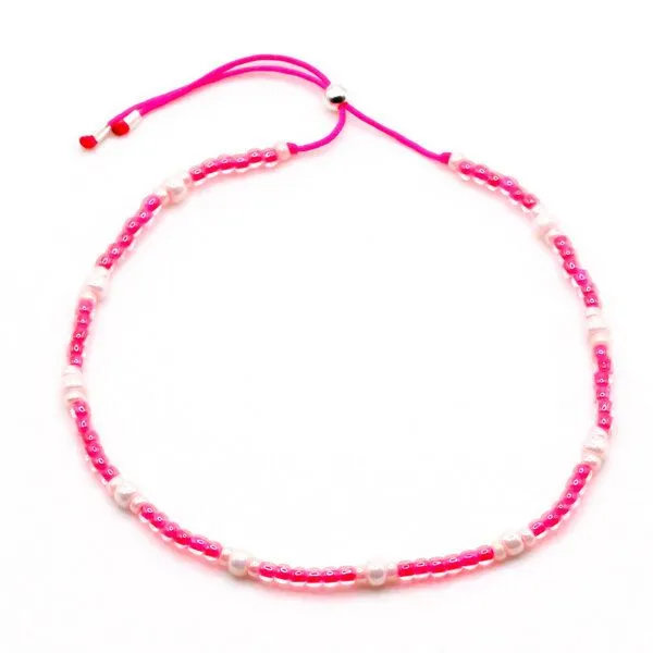 juni juni Armband-Set "Karibik" - drei Armbänder in pink und apricot – Produktbild 3 von 4
