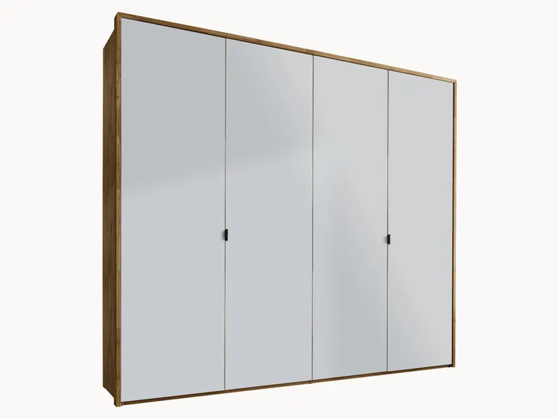 allnatura allnatura Drehtüren-Kleiderschrank "Santorino" 2-türig Wildeiche 60er-Raster, Braun, – Produktbild 1 von 2