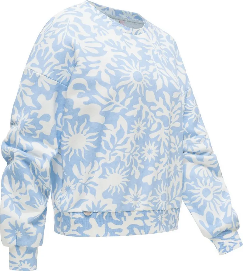 ragwear ragwear Sweater Wuss Print lässiges oversized Damen Sweatshirt mit Allover-Print, Blau, – Produktbild 3 von 3