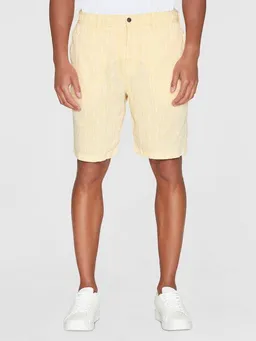 KnowledgeCotton Apparel KnowledgeCotton Apparel Herren Shorts "FIG loose linen shorts" Fischgrät - VEGAN – Produktbild 1 von 1