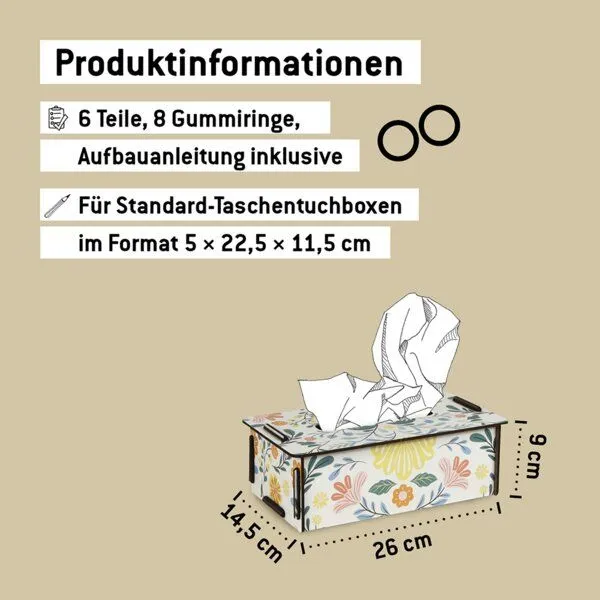 WERKHAUS WERKHAUS Tissue-Box Scandi Bloom – Produktbild 4 von 4
